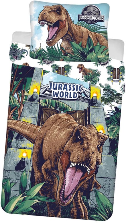 Jurassic World Dekbedovertrek Roar Glow in the dark 140 x 200 cm