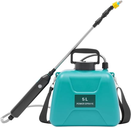 VH Supplies® Rugsproeier - Rugspuit - Druksproeier - 5L - 2 Verstelbare Sproeikoppen