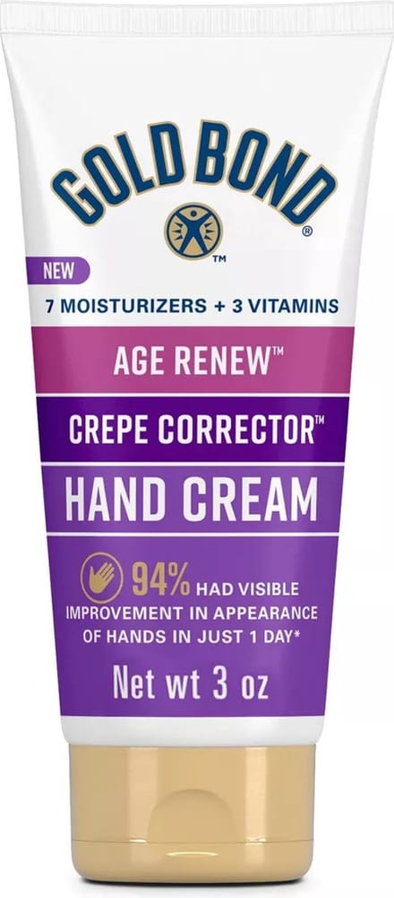 Gold Bond - Age Renew Corrector Hand Cream - Replenishing & Smoothing Formula - 85g