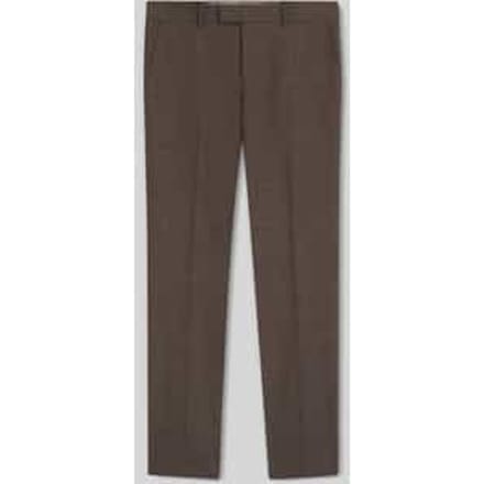 Slim fit pantalon van mix van scheerwol, zijde en linnen Model 'H-GENIUS-B1-262'