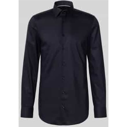 Slim fit zakelijk overhemd met extra lange mouwen, model 'HANK'