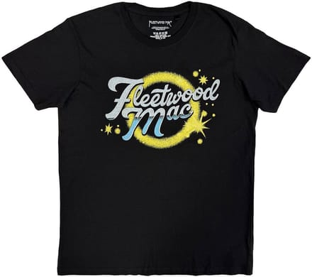 Fleetwood Mac - Circle Logo Heren Tshirt - M - Zwart