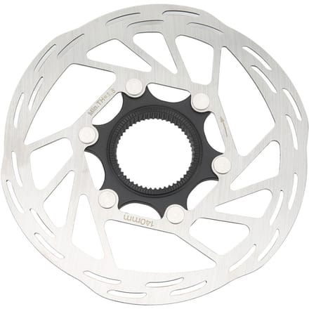 140mm Mountainbike Schijfrem Rotor Roestvrij Staal Legering Uitgehold Fiets Centerlock Schijfrotor voor Fietsen white