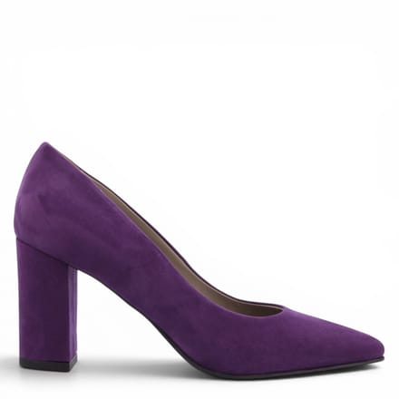 Noë Shoes Nirma Pump Purple Suede