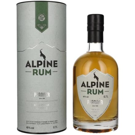 Pfanner Whisky Pfanner Alpine Rum 40% Vol. 0,7l in geschenkverpakking