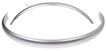 Spatbord set v+a 24 zilver