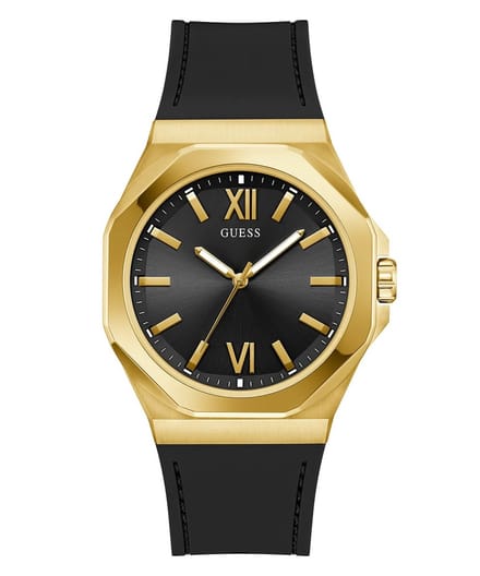 Guess Emperor GW0850G2 Horloge - Siliconen - Zwart - Ø 42 mm