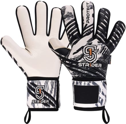 Str1der Protect keepershandschoen | Zwart/wit | Maat 10