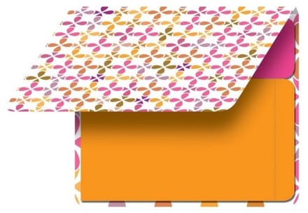80x sticky notes in labelblok oranje/roze