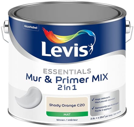 Levis - Essentials Mur & Primer Mix - Shady Orange C20 - Mengverf - 2,5 L