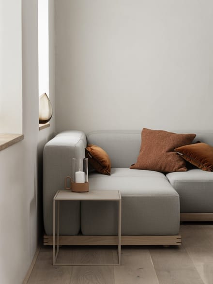 Velvet Kussenhoes Rustic Brown | Bruin | Katoen