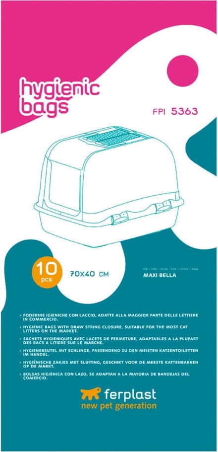 Ferplast Kattenbakzak Fpi 5363 Maxibell - 10 St