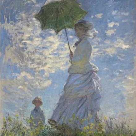 Lady With A Parasol- Mint by Michelle decoupage papier A3