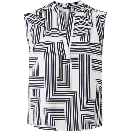 Mouwloze blouse met geometrisch motief voor dames Mexx