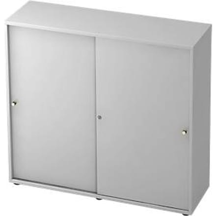 TOPAS LINE schuifdeurkast, 3 OH, lichtgrijs/lichtgrijs