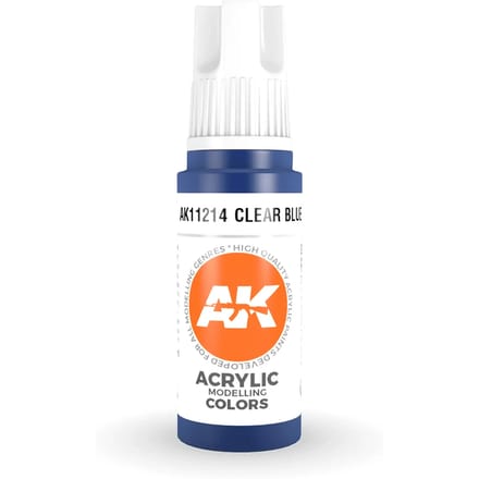 AK 3rd Gen Acrylics: Clear Blue (17ml)