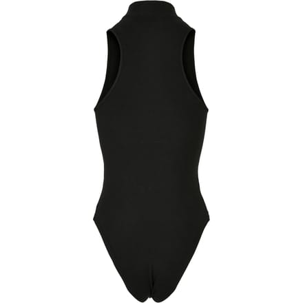 Urban Classics Dames/Dames Schildpadhals Mouwloos Bodysuit (Zwart)