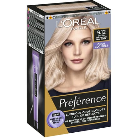 L'Oréal Paris L'Or&eacute;al Paris Preference 9.12 Siberia Very Light Ash Beige Blonde 1 st