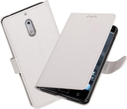 BestCases - Wit Portemonnee booktype hoesje Nokia 6