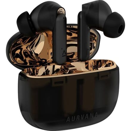 Creative AURVANA ACE 2 - True wireless oortelefoon met Bluetooth 5.3, AptX, Lossless en xMEMS-driver, geschikt voor Bluetooth LE Audio, ingebouwde microfoon (zwart)