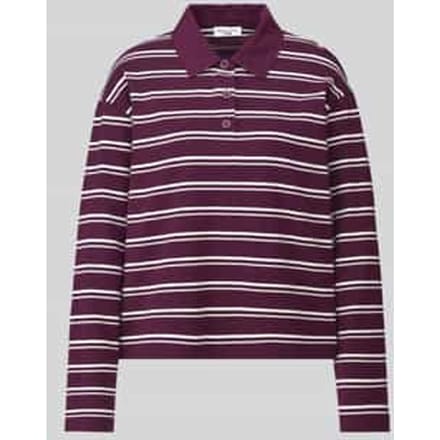 Relaxed fit Poloshirt van Katoenmix