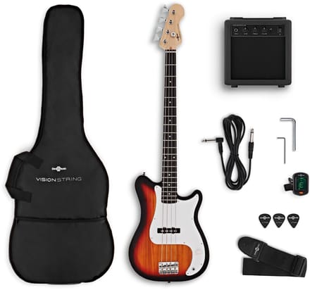 VISIONSTRING Basgitaarpakket, Sunburst