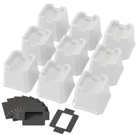 3 Inch Heavy Duty Bedverhogers voor Meubels - Set van 9