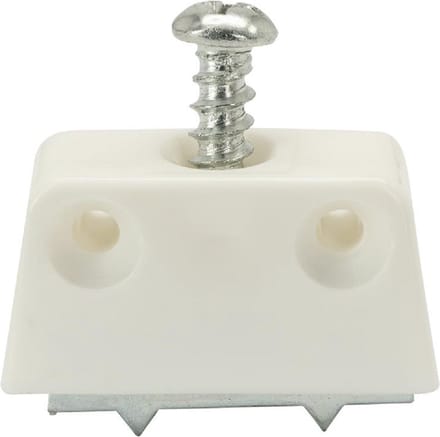 Hoekpaneelverbinder 40x20mm Wit 12 Stuks