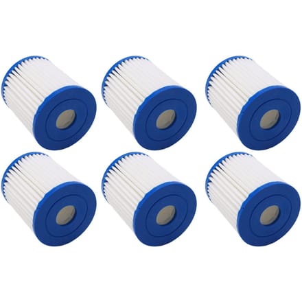 6 STUKS Waterpomp Filterpatroon Vervanging Zwembad Polyester Filterelementen Set
