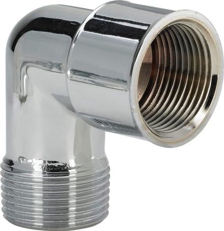 Viega Angle 90° 3/4" sleeve/nipple brass chrome-plated