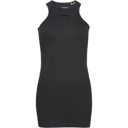 Superdry Code Sl Essential Tank Jurk Grijs S Vrouw
