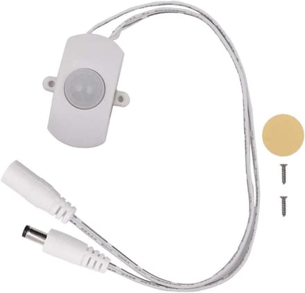 Mini Motion Sensor Schakelaar voor LED Strip Licht - Automatische Inschakeling met Instelbare Vertraging