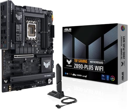 ASUS TUF GAMING Z890.PLUS WIFI - Moederbord - Intel Z890 - ATX - Compatible met Intel Core Ultra Processoren - LGA 1851 Socket