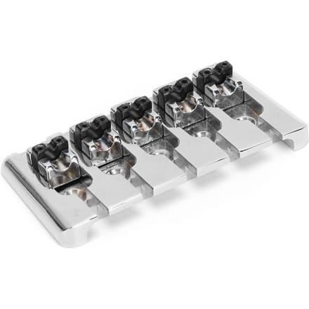 5-Snarige Basbrug Metalen Gitaar Hardtail Zadel Vervangingsonderdelen Muziekaccessoires black