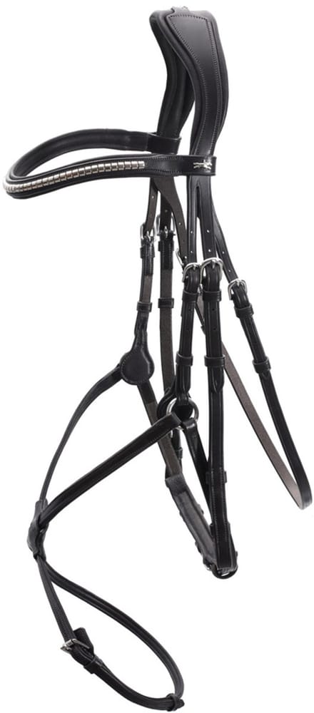Schockemöhle Rio Select Hoofdstel Full - Zwart/Zilver