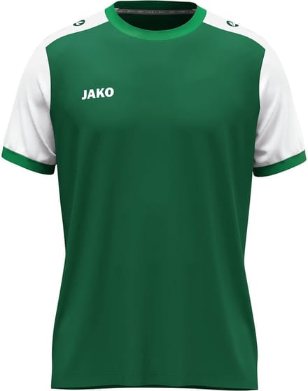 Jako Dynamic Shirt Korte Mouw Kinderen - Donkergroen / Wit / Groen | Maat: 128