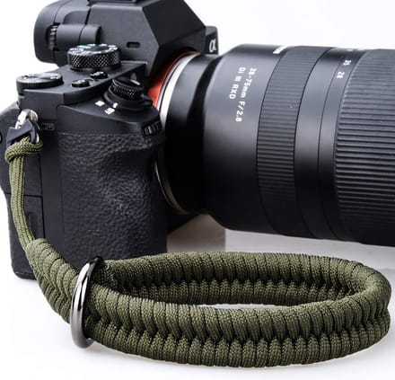 YONO Camera Polsband Vintage - Hand Strap - Wrist Riem - Universeel - Groen