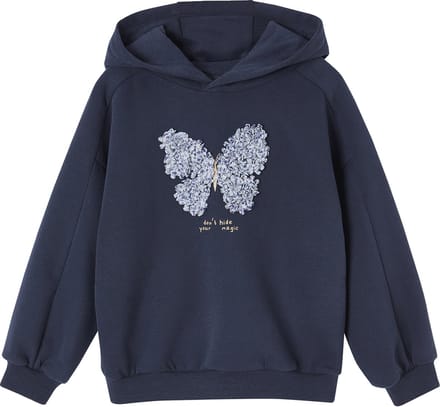 Vertbaudet Sweatshirt met capuchon fantasiemotief meisjes
