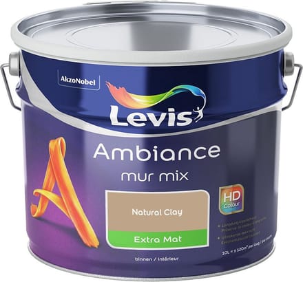 Levis - Ambiance Mur Extra Mat Mix - Natural Clay - Mengverf - 10 L
