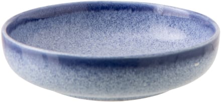 J-Line schaal Luna - keramiek - blauw - large