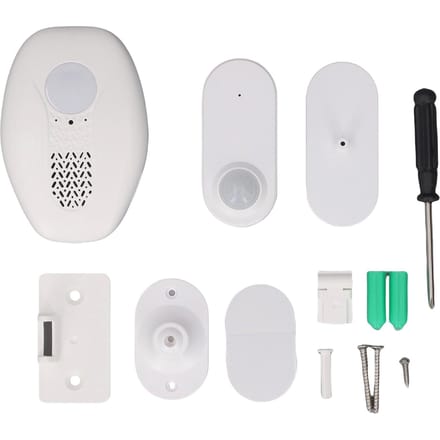 Infrarood Sensor Deurbel 98,4ft Bereik 80dB Instelbaar Volume Eén Toets Dempen Deurbel Alert voor white