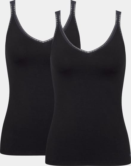 Sloggi GO Shirt 2-pack Black