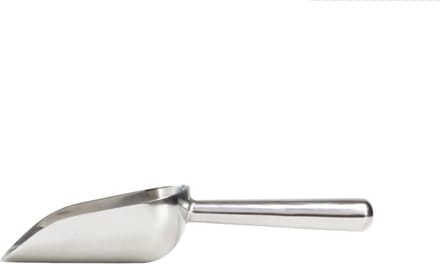 Ijslep - Gepolijst roestvrij staal - Profi scoop, 5 oz.(148 ml.) 180 mm lang