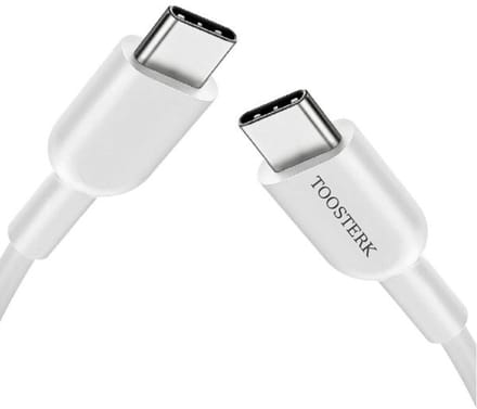 TOOSTERK USB-C naar USB-C kabel | Geschikt voor Apple, Samsung | Oplader Kabel | Oplader | 1 Meter