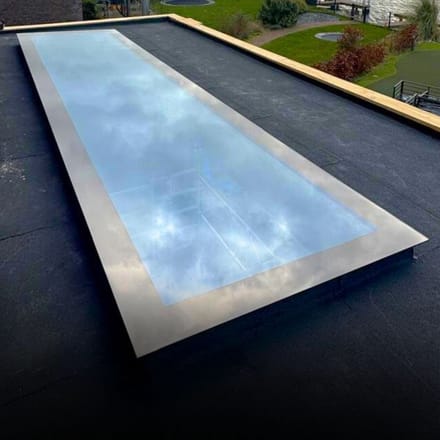 Daklicht Plat Dak 100x120 cm – HR+++ Triple Glas – UV-werend – Lekvrij