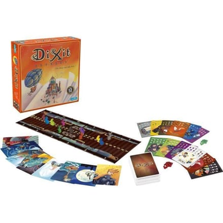 Asmodee Dixit Odyssey bordspel 3 tot 12 spelers oranje oranje