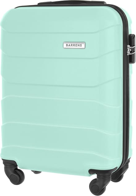 Harde Cabinekoffer 55 x 40 x 20 cm - Bordeauxrood en Mint - Ideaal voor Handbagage