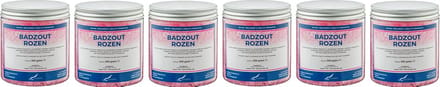 Claudius Badzout Rozen - 300 gram - Pot met aluminium deksel - set van 6 stuks