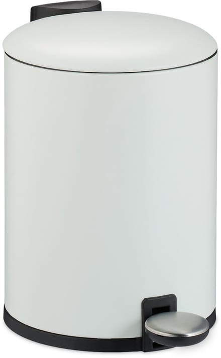 badkamer prullenbak - 3 l - softclose - toilet - wc - mat - wit