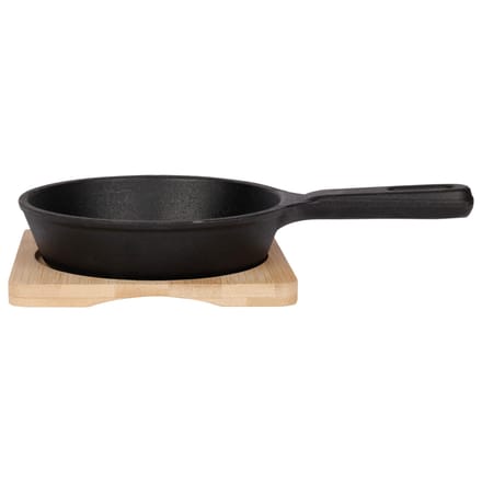 Gratinschotel - D12,5 cm - Gietijzer - Zwart